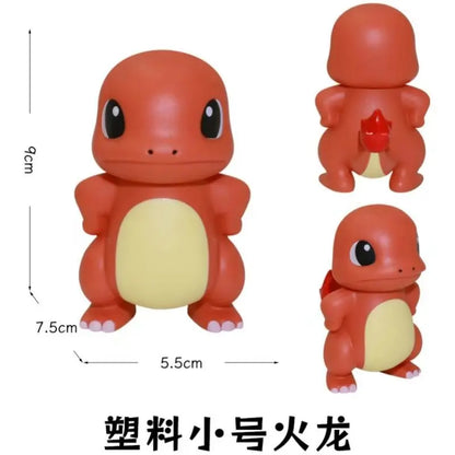 9cm Pokemon Charmander Car Figurine - Funny Dashboard Decoration Toy