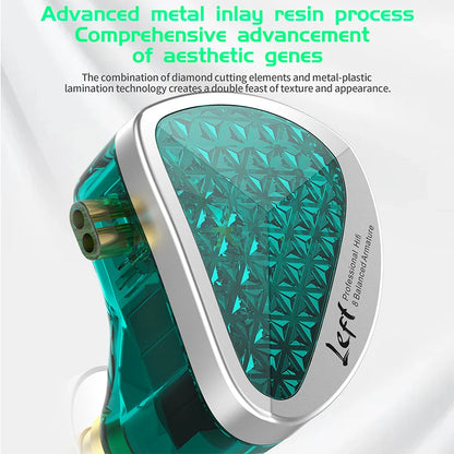 KZ AS16 Pro In-Ear Earphones – 16BA Balanced Armature HIFI Bass Noise-Cancelling Sport Headset