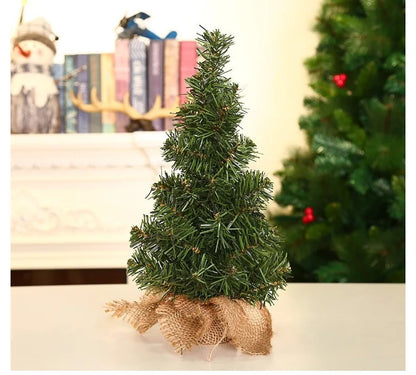 Mini Christmas Tree 20/30/40cm – Desktop Xmas Trees for Home Decor, Kids DIY Handicraft & New Year Gift