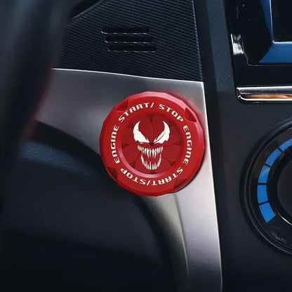 Car One-Key Start/Stop Button Cover – Engine Ignition Protective Sticker for Car & Motorcycle Interior Decoration