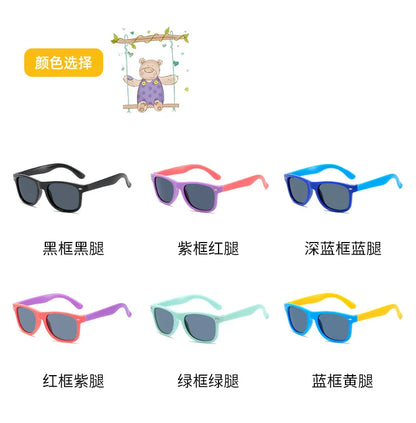 Children’s Colorful Sunglasses – UV Resistant Summer Shades for Boys & Girls