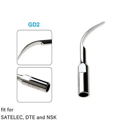 AZDENT Dental Ultrasonic Scaler Tips – Scaling, Periodontics, Endo, Perio Tips for EMS, Woodpecker, DTE, NSK, SATELEC Scalers