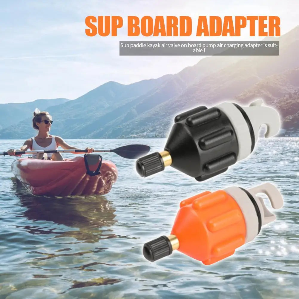 Hot Boat Air Valve Adapter – Durable Nylon Kayak Inflatable Pump Adapter for SUP Board, Wear-Resistant Rowing Accessory