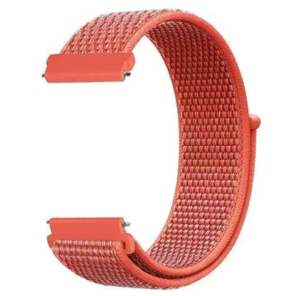 22mm Sport Nylon Loop Watch Band – Breathable Replacement Wristband for NORTH EDGE APACHE-46 Smartwatch, Durable Adjustable Strap