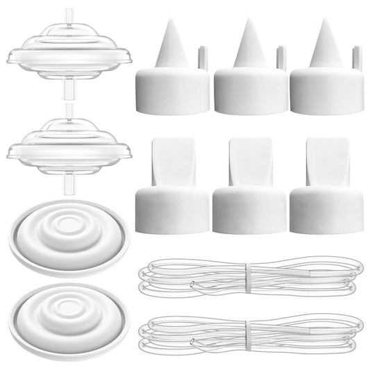 10PCS Spectra Breast Pump Replacement Parts Kit – Duckbill Valves, Tubes & Membranes Compatible with S1 & S2 Pumps