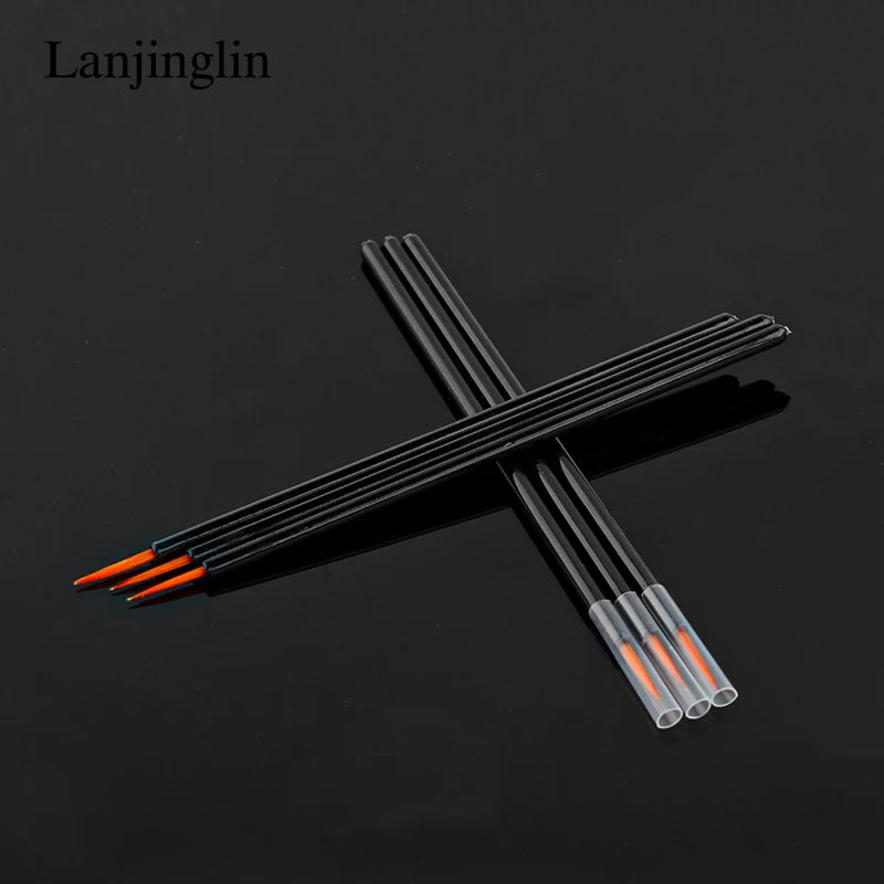 50Pcs Disposable Eyeliner Makeup Brushes - Eye Shadow & Eyeliner Wands for Lash Extensions and Beauty Tools