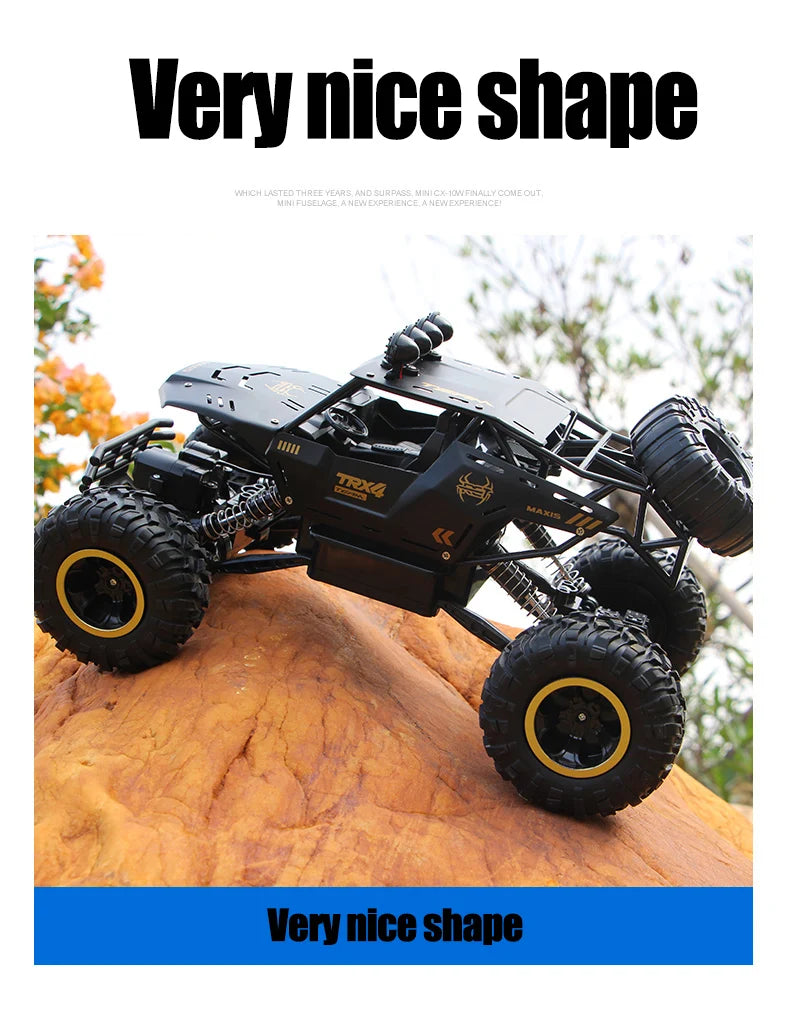 1:12 RC Off-Road 4WD Monster Truck – High-Speed 20Km/h All-Terrain Remote Control Car for Adults & Beginners