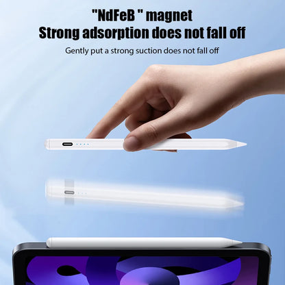 2024 iPad Stylus Pencil with Palm Rejection for iPad Air, Pro M2/M4, Mini & 9th/10th Gen Models