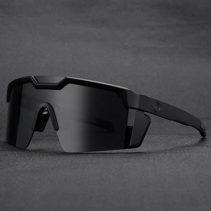 NEW High-Quality Luxury Heat Wave Brand Sunglasses – Square Conjoined Lens Cycling Glasses for Men and Women, UV400 Protection