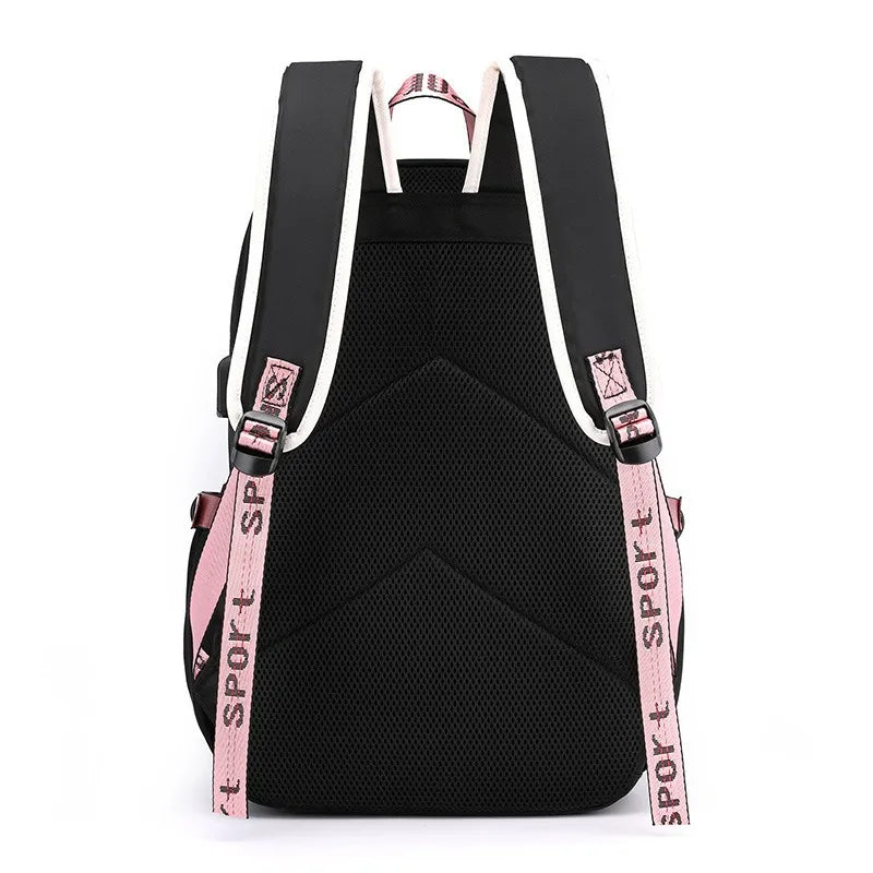 Roblox Creative School Backpack – Double Zipper Cartoon Bag for Boys & Girls, Orthopedic Durable Student Backpack, Kids Gift