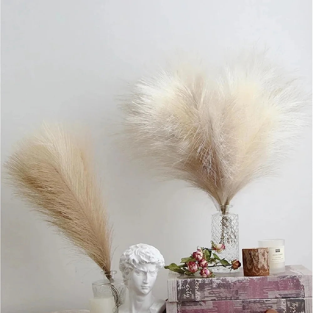 55cm Artificial Pampas Grass – Bohemian Reed for DIY Floral Arrangements, Wedding, Home & Christmas Decoration