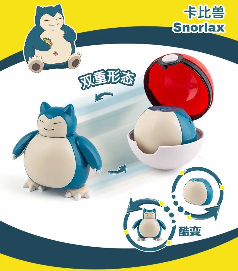 Original Pokémon Elf Ball Toys — Pocket Monsters Figures including Pikachu, Gengar, Dragonite & More