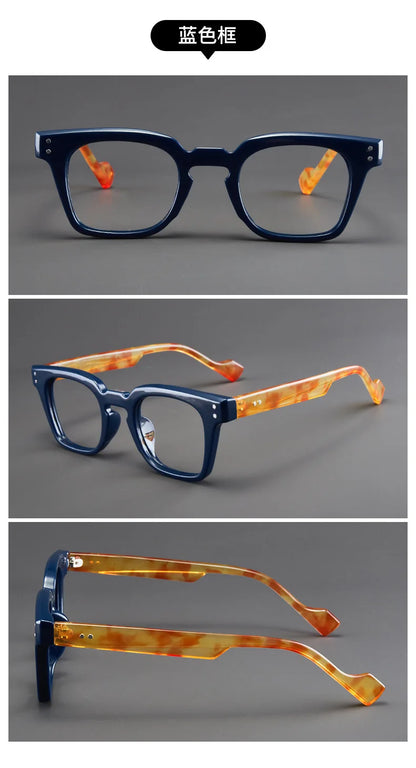 New Retro Square Frame Reading Glasses – High-Definition Printed Presbyopia Glasses for Men & Women