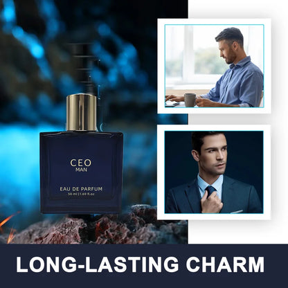 Classic High-End Men’s Perfume — Long-Lasting Eau De Parfum with Sandalwood & Vanilla, Fresh Captivating Scent for Couples & Dates