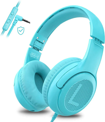AWATRUE AT2 3.5mm Surround Stereo Gaming Headset – Memory Earmuffs with Mic for PC, Laptop & Kids