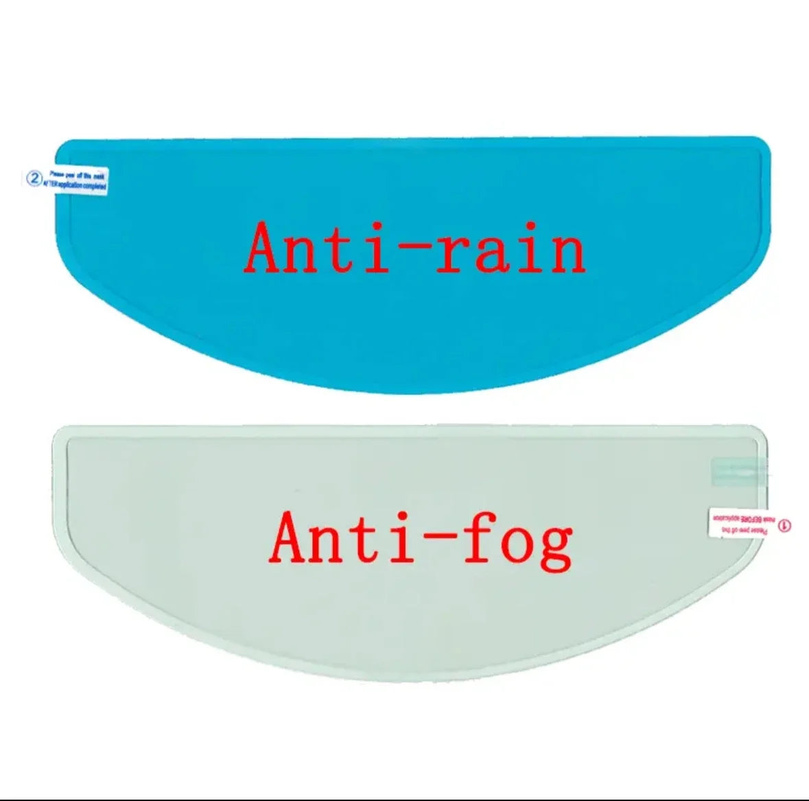 Motorcycle Helmet Mirror Rainproof Film – Anti-Fog Sticker for High Definition Visibility, Universal Motorcycle Accessories