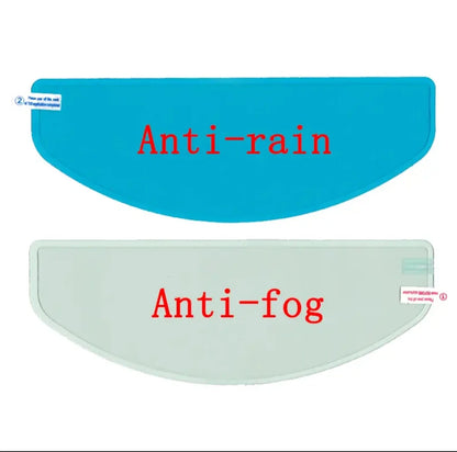 Motorcycle Helmet Mirror Rainproof Film – Anti-Fog Sticker for High Definition Visibility, Universal Motorcycle Accessories