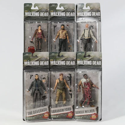 The Walking Dead Action Figure Collection - Abraham Ford Rick Grimes Michonne Governor PVC Model Doll Toys