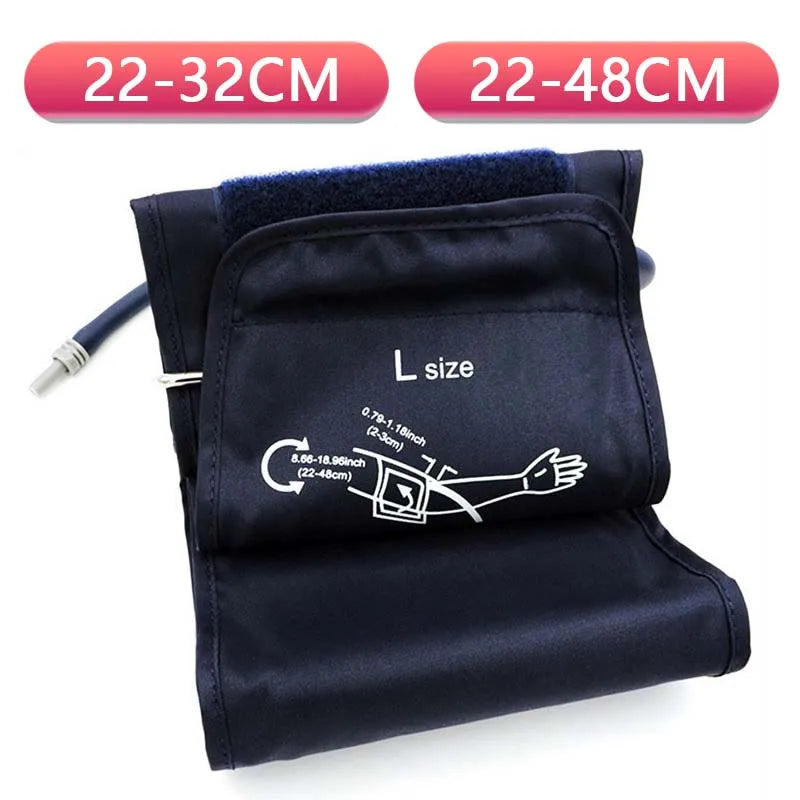 Adult Blood Pressure Cuff - 22–32cm / 22–48cm Arm Cuff for Sphygmomanometer & Blood Pressure Monitor