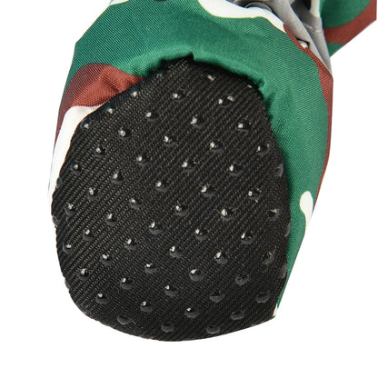 Pet Dog Shoes: 4pcs Anti-Slip Adjustable Paw Boots for Small and Large Dogs - Soft Chihuahua Socks, Dachshund Puppy Outdoor Sneakers