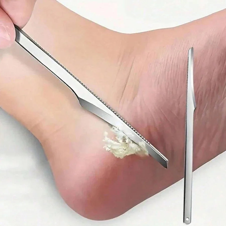 Stainless Steel Foot Callus Remover - Pedicure Exfoliating Scraper for Dead Skin and Callus Foot Care