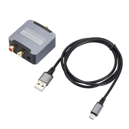 192KHz 24bit S/PDIF Digital to Analog Audio Converter – Optical/Coaxial to RCA & 3.5mm Jack for PS5 Xbox