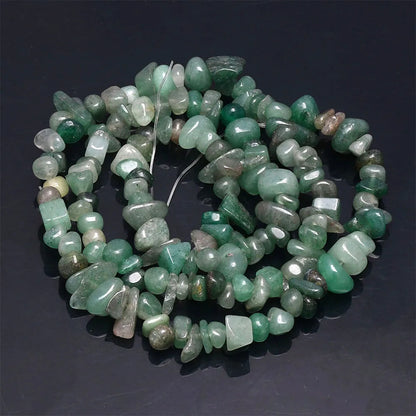 16 Inch Natural Stone Chip Beads - 5-8mm Irregular Crystal Agate Gravel Beads for DIY Bracelets & Jewelry Making