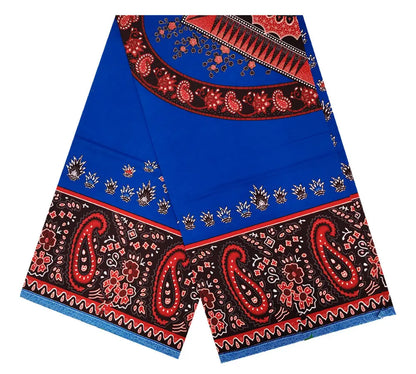 100% Cotton African Ankara Wax Fabric - Soft Real Wax Print for Dresses