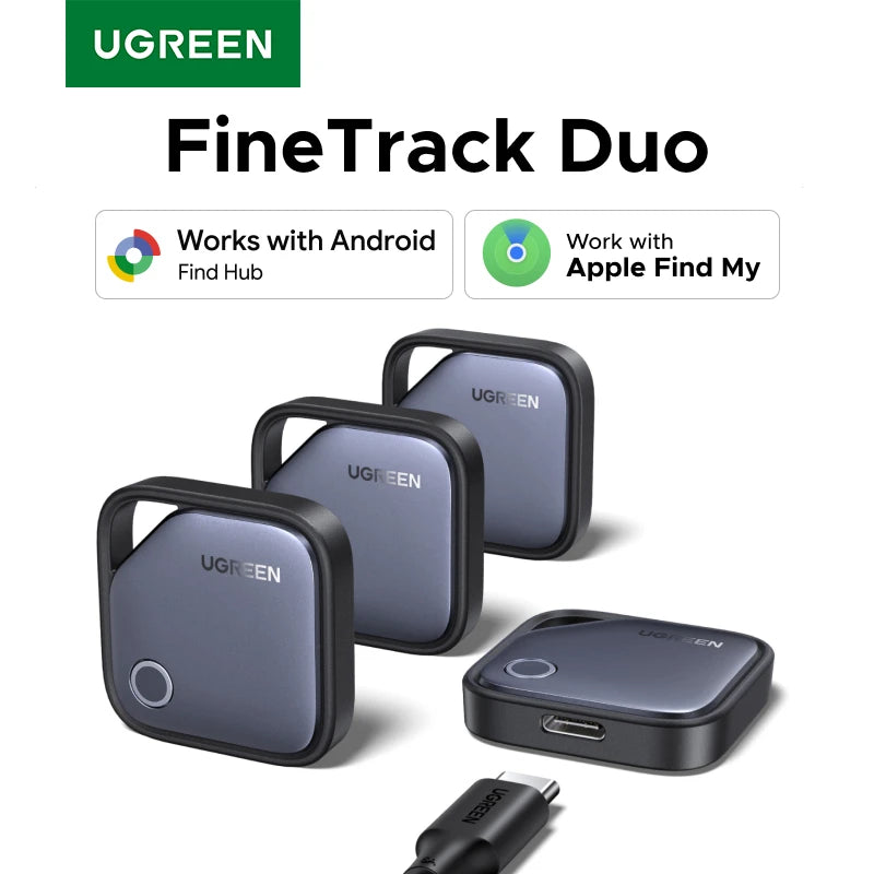 UGREEN Smart Bluetooth Tracker Card - Apple Find My & Android Find Hub Compatible