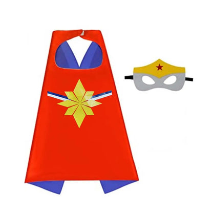 Superhero Capes for Boys & Girls – Cartoon Dress-Up Costume Cloak for Birthday, Halloween & Easter Party