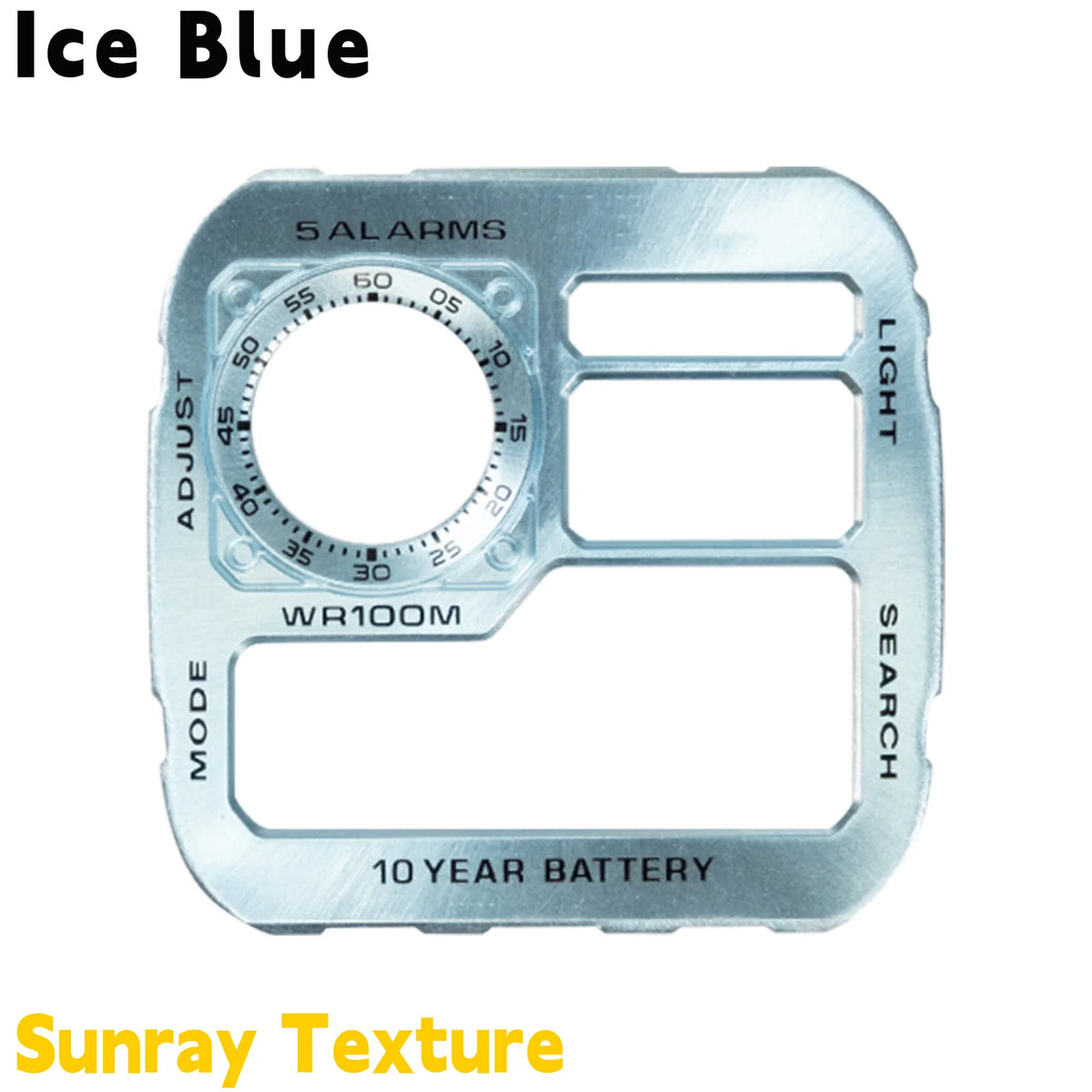 Casio AE1200 Watch Dial Mod - Copper Sunray Texture Faceplate Replacement Accessory
