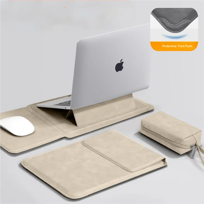 Laptop Sleeve Case 13–16 Inch – Notebook Bag with Stand for MacBook, Huawei, HP, Dell, Air & Pro, Unisex