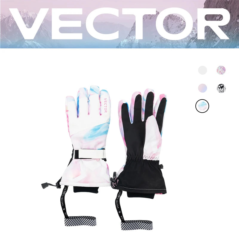 2-in-1 Extra Thick Ski Gloves – Waterproof, Windproof Winter Mittens for Men & Women