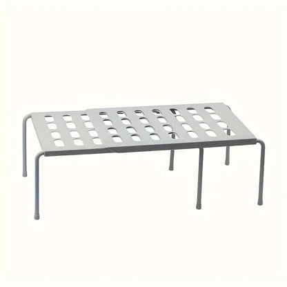 Adjustable Multi-Tier Plastic Shoe Rack — Space-Saving Storage Organizer for Sneakers, Slippers, Home, Dorm, Closet, White or Gray