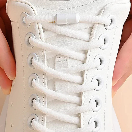 Elastic No-Tie Shoelaces - Quick Slip-On Stretch Shoe Laces for Kids & Adults