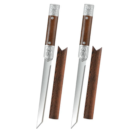 M390 Stainless Steel Meat Knife Set - 1/2/3-Piece Ultra-Sharp 62HRC Kitchen Cutting Knives for Meat, Fruit & Bone Removal