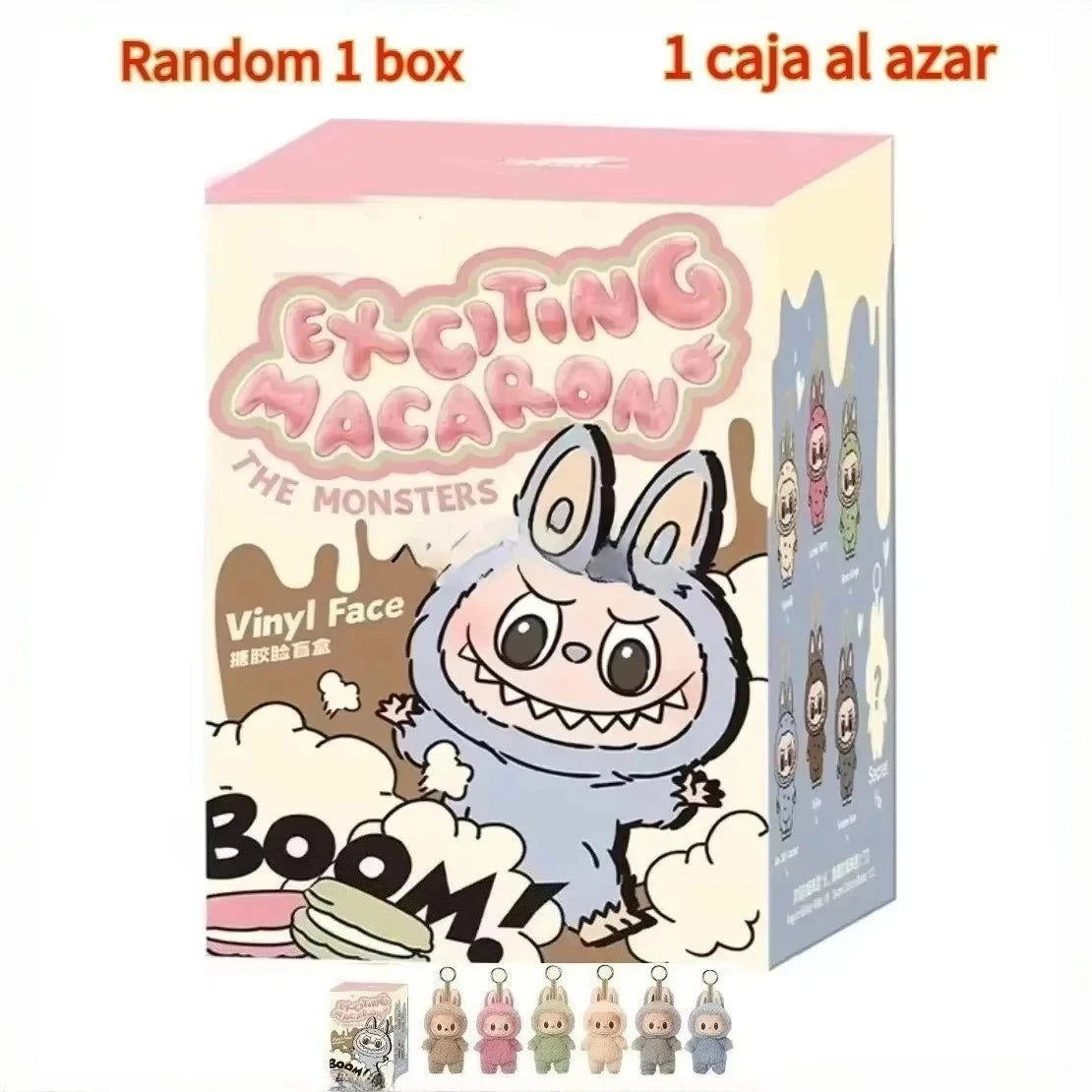 High-Quality Macaron 2 The Monsters Labubu Sitting Party Vinyl Plush Blind Box – Decorative Collectible Doll Gift