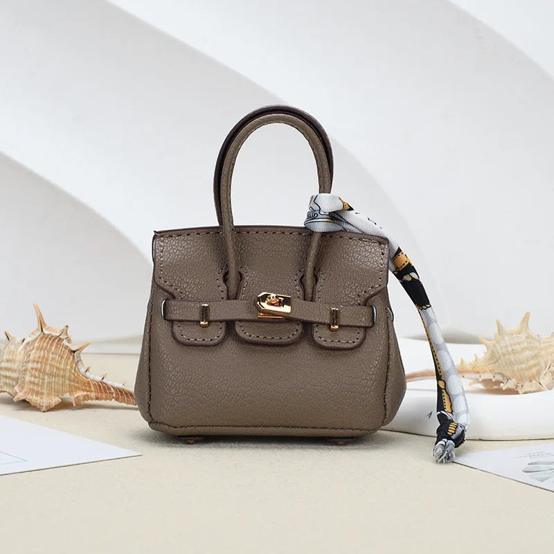 Mini Bag Keychain Pendant — Small Earphone Case & Accessory for H Family, Decorative Gift