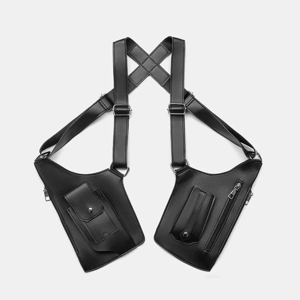 Men's Retro Underarm Bag - Multifunctional Outdoor Cycling & Hiking Shoulder Phone Bag