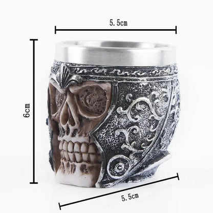 Viking-Style Wooden Beer Mug – Insulated Metal Barrel Cup for Drinks (1PCS)