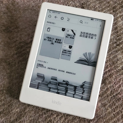Original Kindle 6/8 Used eBook Reader – 6" E-Ink Touchscreen WiFi eReader, No Light, Better Than Kobo
