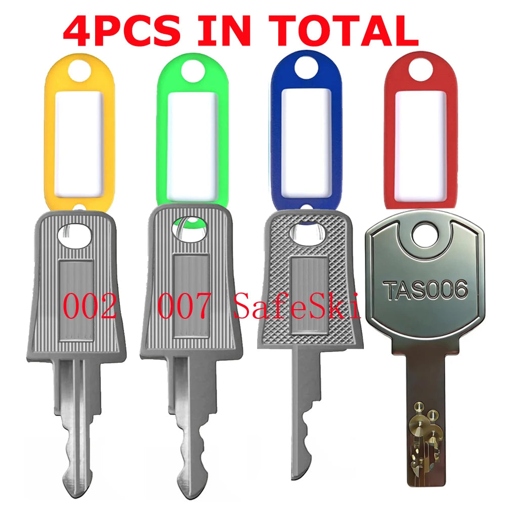 TSA006 Luggage Key & Tag - Replacement Key for Rimowa Suitcases and TSA Locks