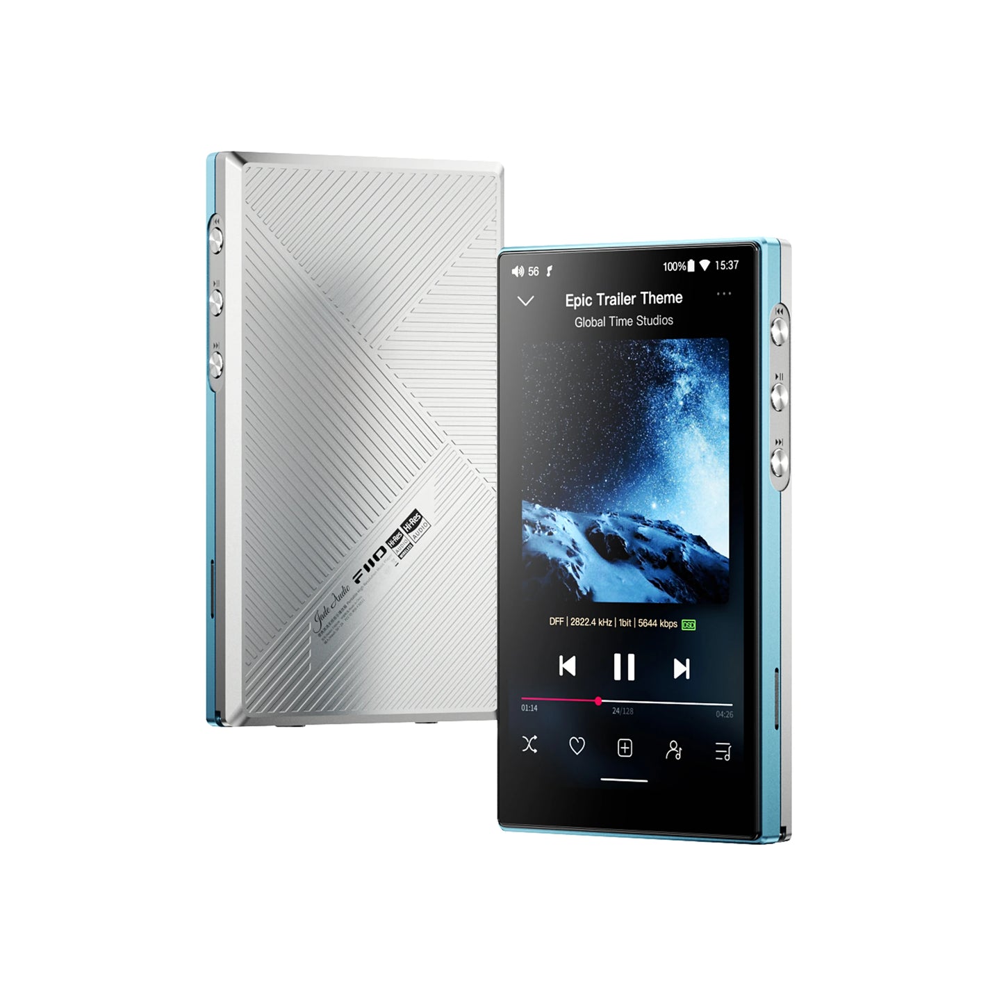 FiiO JM21 Hi-Res Music Player - Android 13 MP3 Player with Snapdragon 680, 3GB+32GB, WiFi & Bluetooth