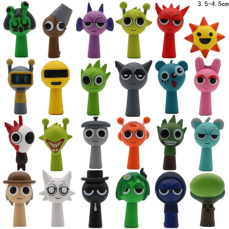 2025 Sprunki Action Figures Set — Sprunkies Game Collectible Toys Birthday Gift for Fans