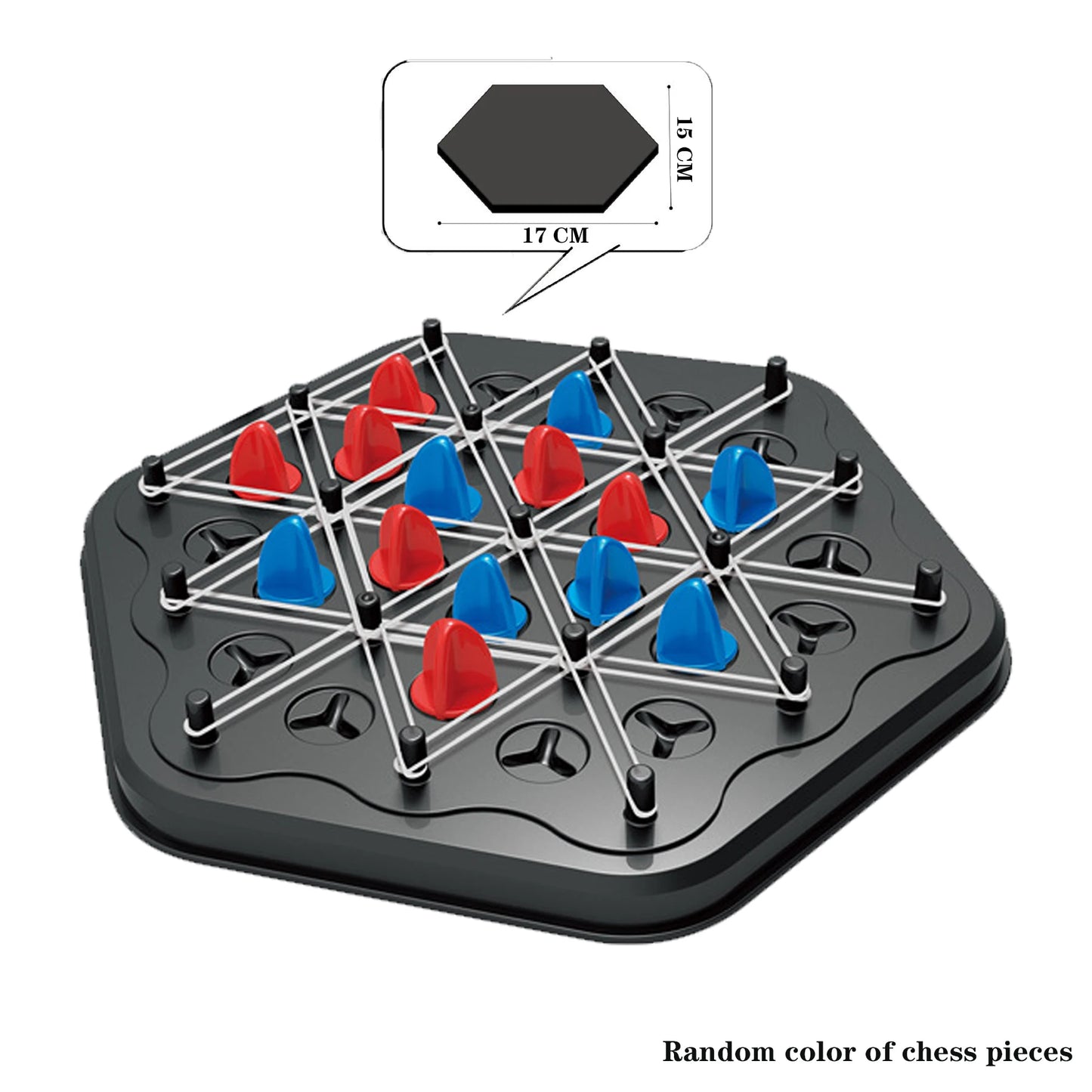 Triangle Chess Splendor Duel Board Game – Strategy Logic Game for Kids & Adults, Fun Family Puzzle Table Game Toy