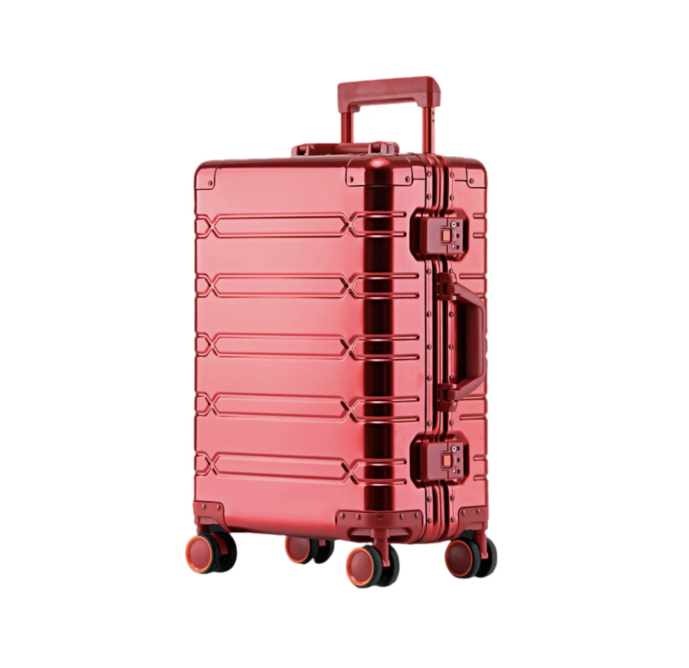 2024 Large Capacity Luggage Sets - Durable Aluminum Suitcase for Women - Carry-On Boarding Travel Options 20/24/29 Inch