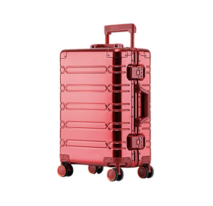2024 Large Capacity Luggage Sets - Durable Aluminum Suitcase for Women - Carry-On Boarding Travel Options 20/24/29 Inch