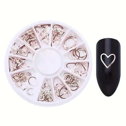 Nail Art Rhinestone Gems - Glitter Crystal Beads Manicure Decoration Accessories for Professional Nail Design