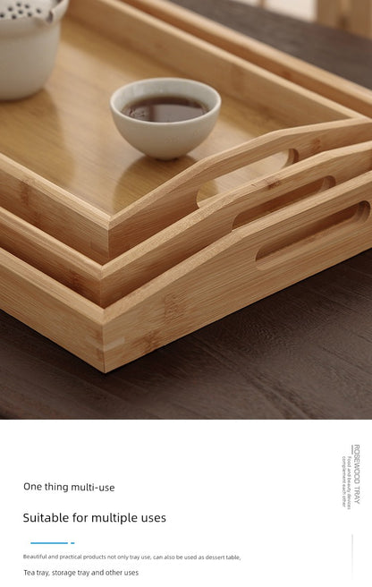 Rectangular Bamboo Tray – Household, Restaurant & Hotel Satchel Serving Tray