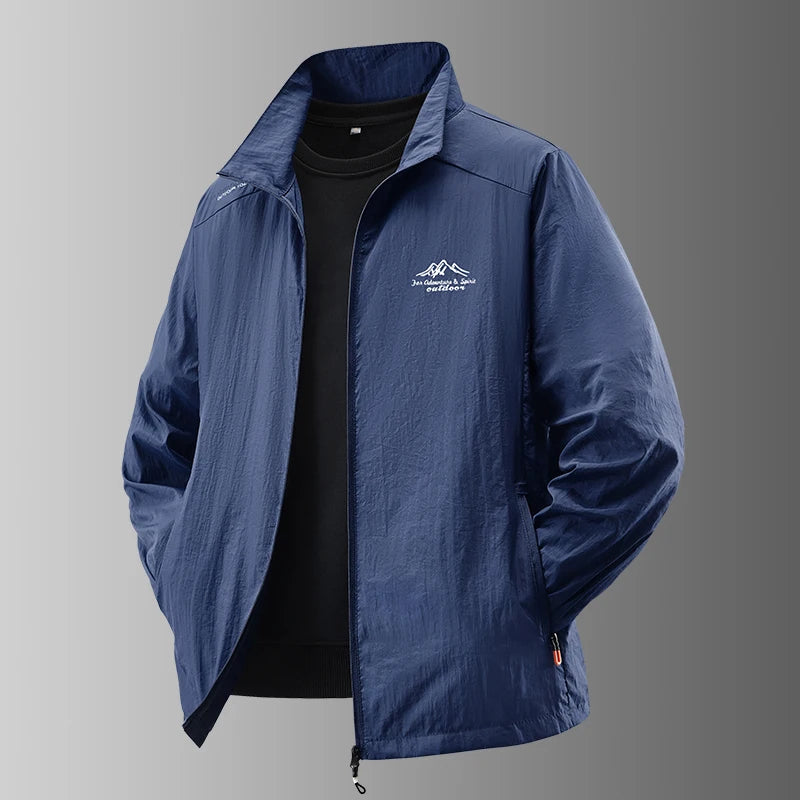 Men’s UV Protection Summer Jacket - Ultra-Light Breathable Sunproof Fishing Coat for Outdoor Activities
